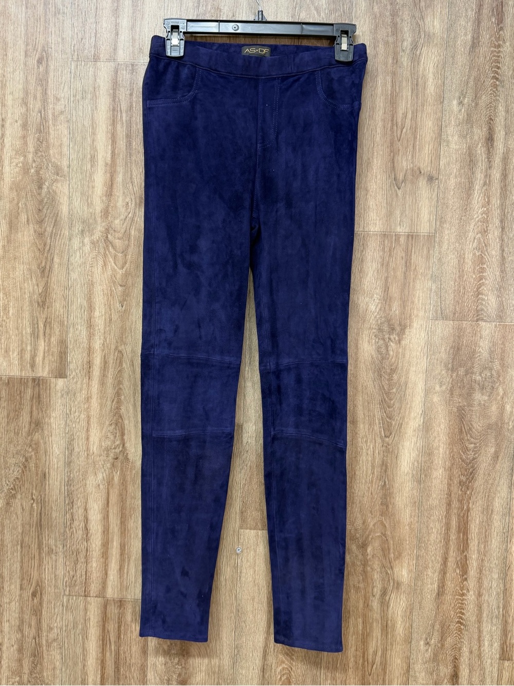 AS by DF Blue Leather Pants